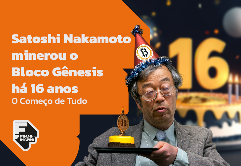 Satoshi Nakamoto Minerou o Bloco Gênesis Há 16 Anos – O Começo de Tudo