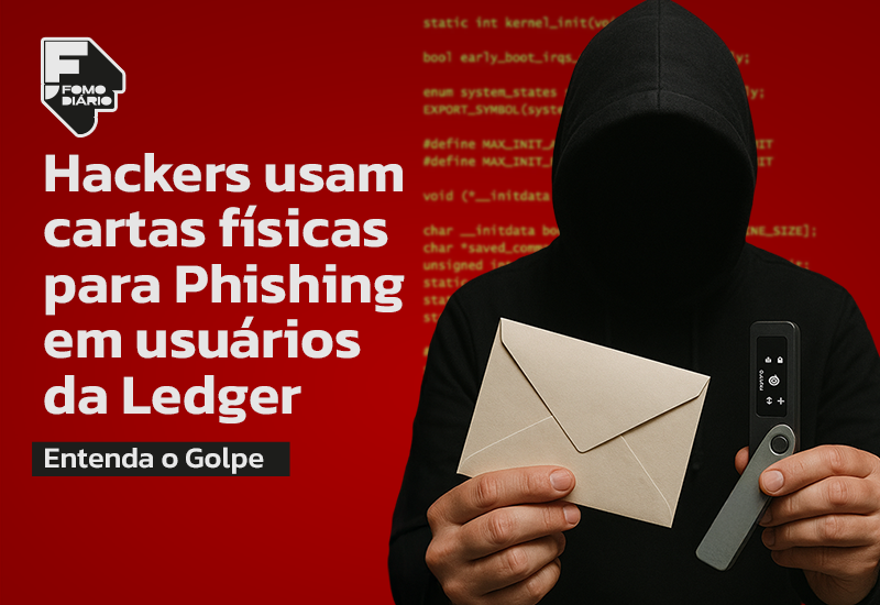 Hackers Usam Cartas Físicas para Phishing em Usuários da Ledger