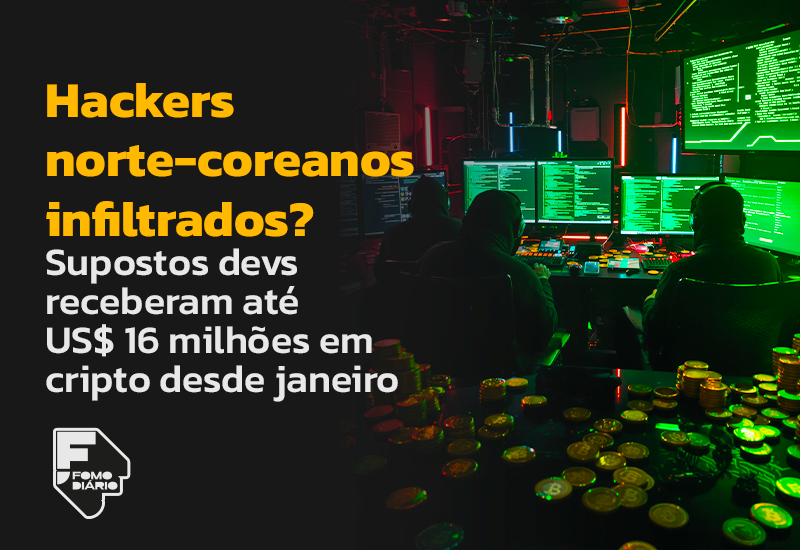 Hackers norte-coreanos infiltrados? Supostos devs receberam até US$ 16 milhões em cripto desde janeiro