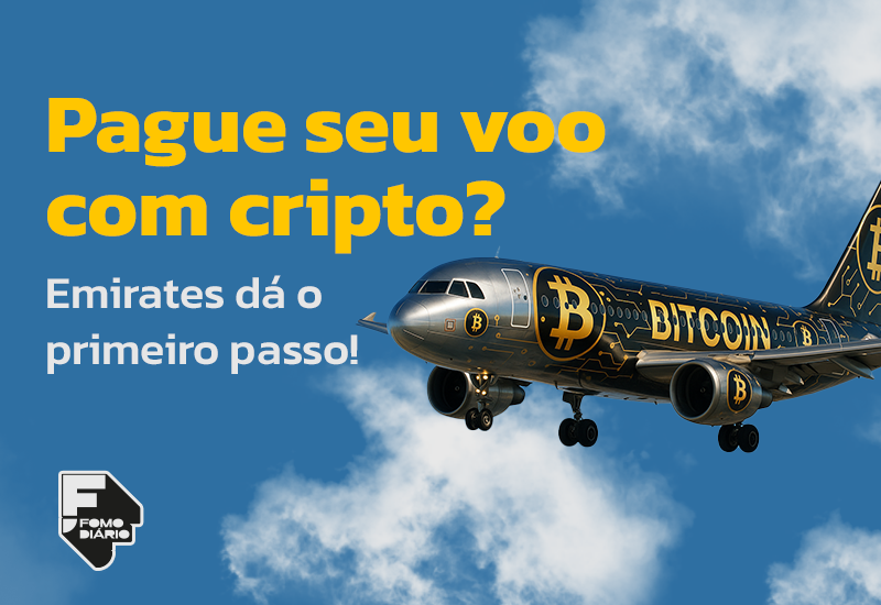 Pague seu voo com cripto? Emirates dá o primeiro passo!
